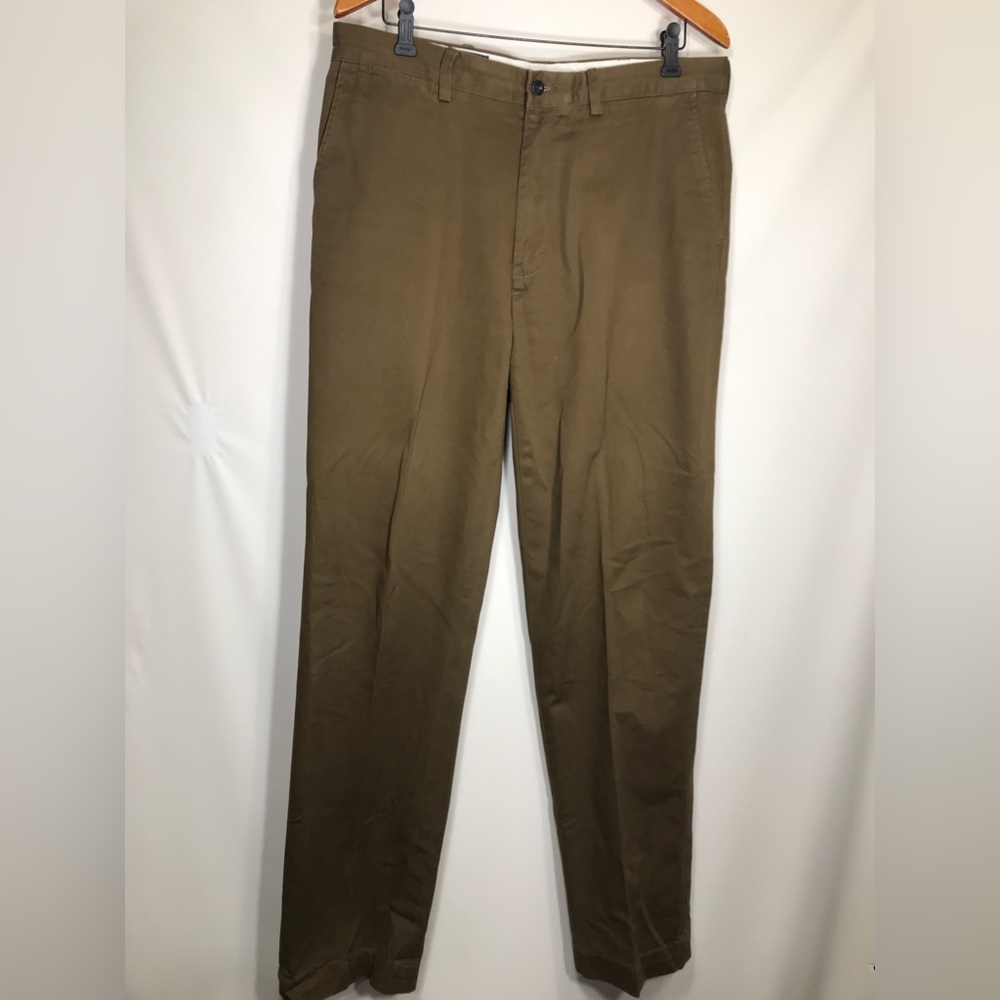 Polo Ralph Lauren Pants Mens 34x34 Dark Brown Straight Fit Prospect Pants Chino